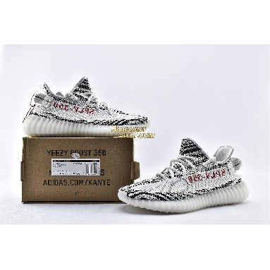 fake Adidas Yeezy Boost 350 V2 "Zebra" CP9654 White/Core Black-Red Mens Womens Unisex Shoes replicas On Sale Wholesale