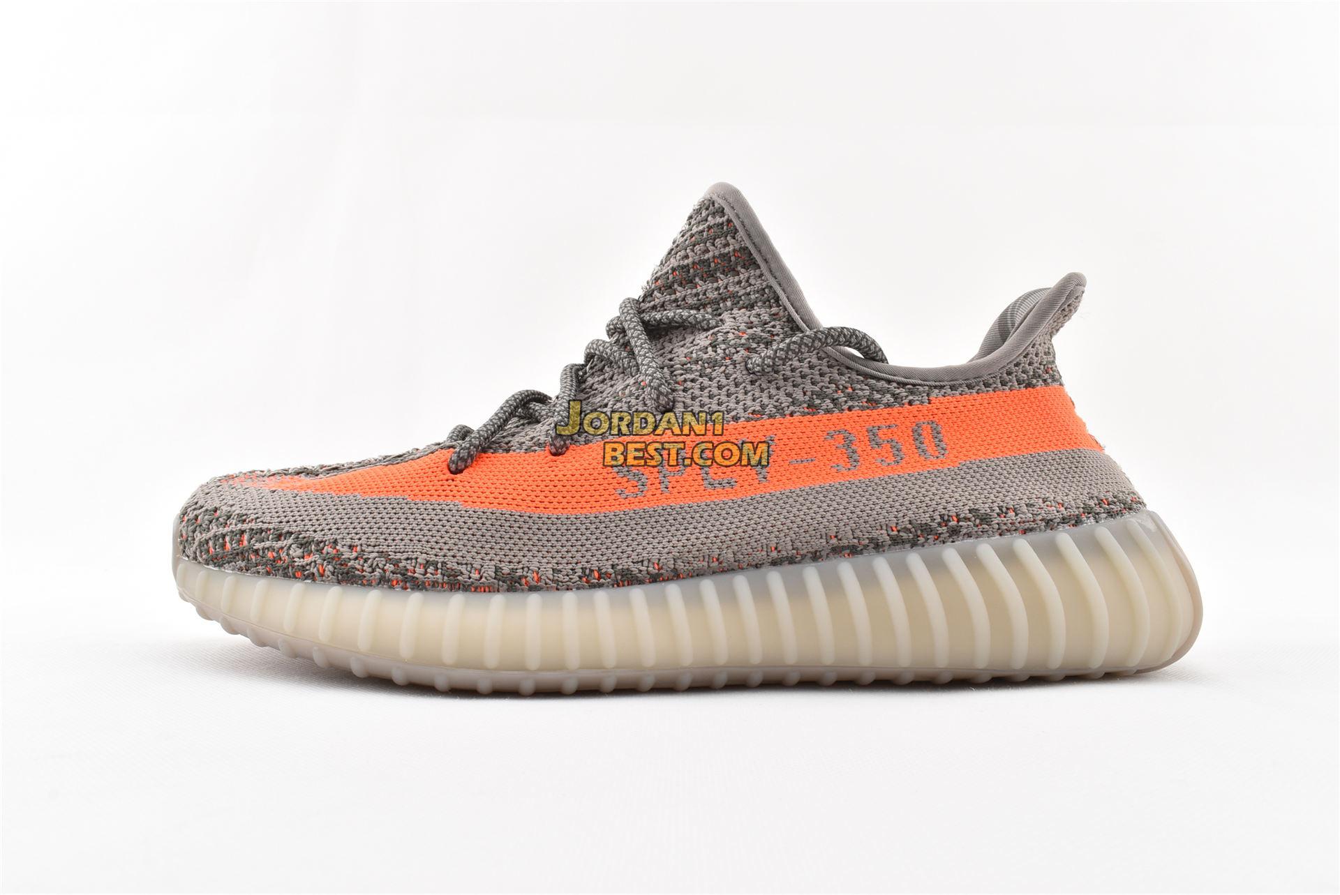AAA Quality Adidas Yeezy Boost 350 V2 "Beluga" BB1826 Steel Grey/Beluga-Solar Red Mens Womens Unisex Shoes replicas On Sale Wholesale
