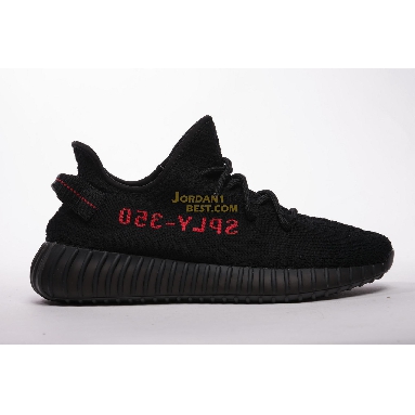 AAA Quality Adidas Yeezy Boost 350 V2 "Bred" CP9652 Core Black/Core Black-Red Mens Womens Unisex Shoes replicas On Sale Wholesale