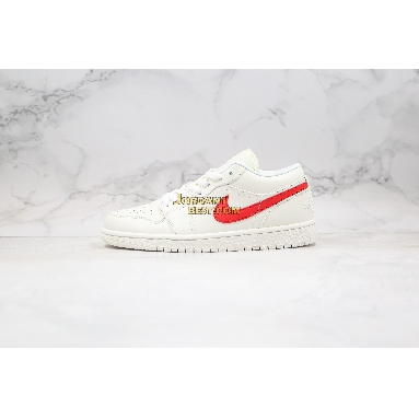 fake 2020 Air Jordan 1 Low "University Red" AO9944-161 Mens Womens white/university red Shoes replicas On Wholesale Sale Online