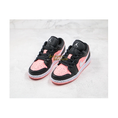 AAA Quality 2020 Air Jordan 1 Low GS "Pink Quartz" 554723-016 Womens dark smoke grey/white-pink quartz Shoes replicas On Wholesale Sale Online