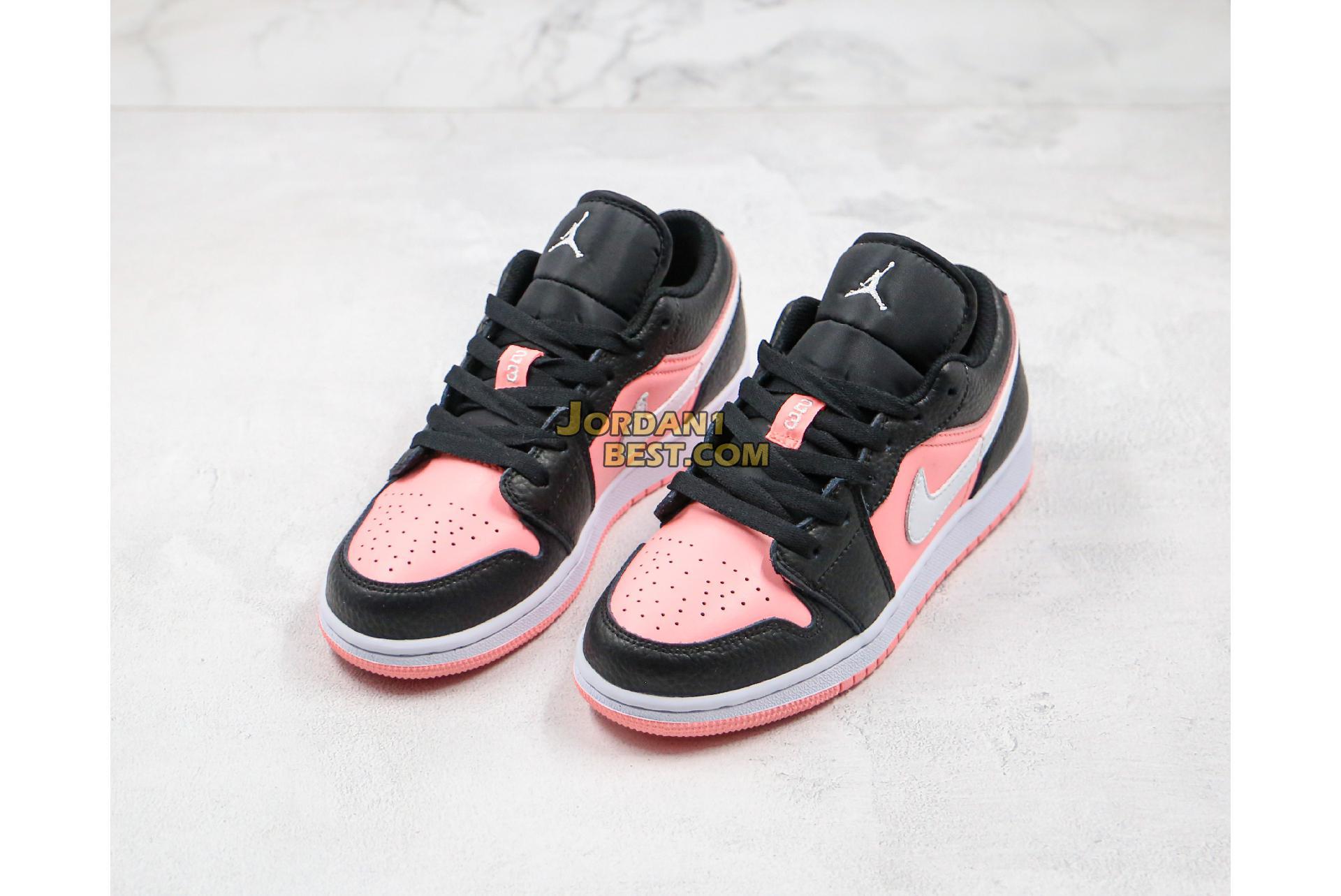 2020 Air Jordan 1 Low GS "Pink Quartz" 554723-016 Womens