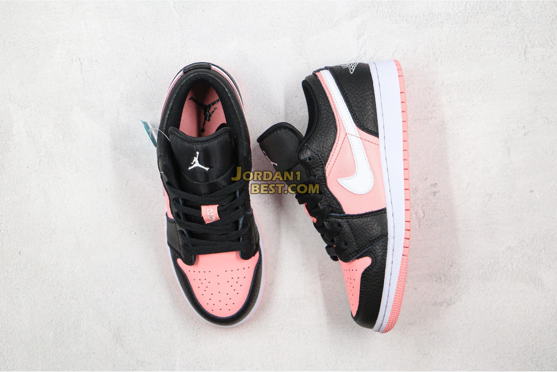 2020 Air Jordan 1 Low GS "Pink Quartz" 554723-016 Womens