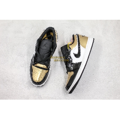 AAA Quality 2020 Air Jordan 1 Low "Gold Toe" CQ9447-700 Mens Womens black/white/gold toe Shoes replicas On Wholesale Sale Online