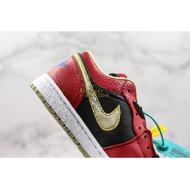 top 3 fake Air Jordan 1 Retro Low "Gym Red Gold" 553558-613 Mens Womens gym red/black-metallic gold Shoes replicas On Wholesale Sale Online