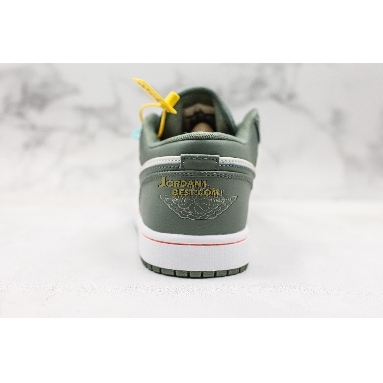 best replicas Air Jordan 1 Low "Military Green" 553558-121 Mens Womens white/hyper crimson-light bone-vintage lichen Shoes replicas On Wholesale Sale Online