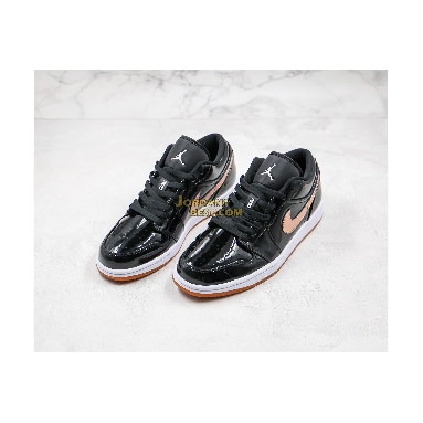 top 3 fake Air Jordan 1 Low GS "Metallic Gold" 554723-032 Mens Womens black/metallic gold-white-gum Shoes replicas On Wholesale Sale Online