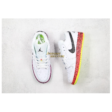 fake Air Jordan 1 Low GS "White Multi-Color" CV9548-100 Womens white/black-multi-color Shoes replicas On Wholesale Sale Online