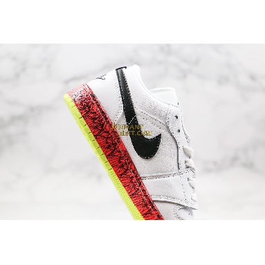 fake Air Jordan 1 Low GS "White Multi-Color" CV9548-100 Womens white/black-multi-color Shoes replicas On Wholesale Sale Online