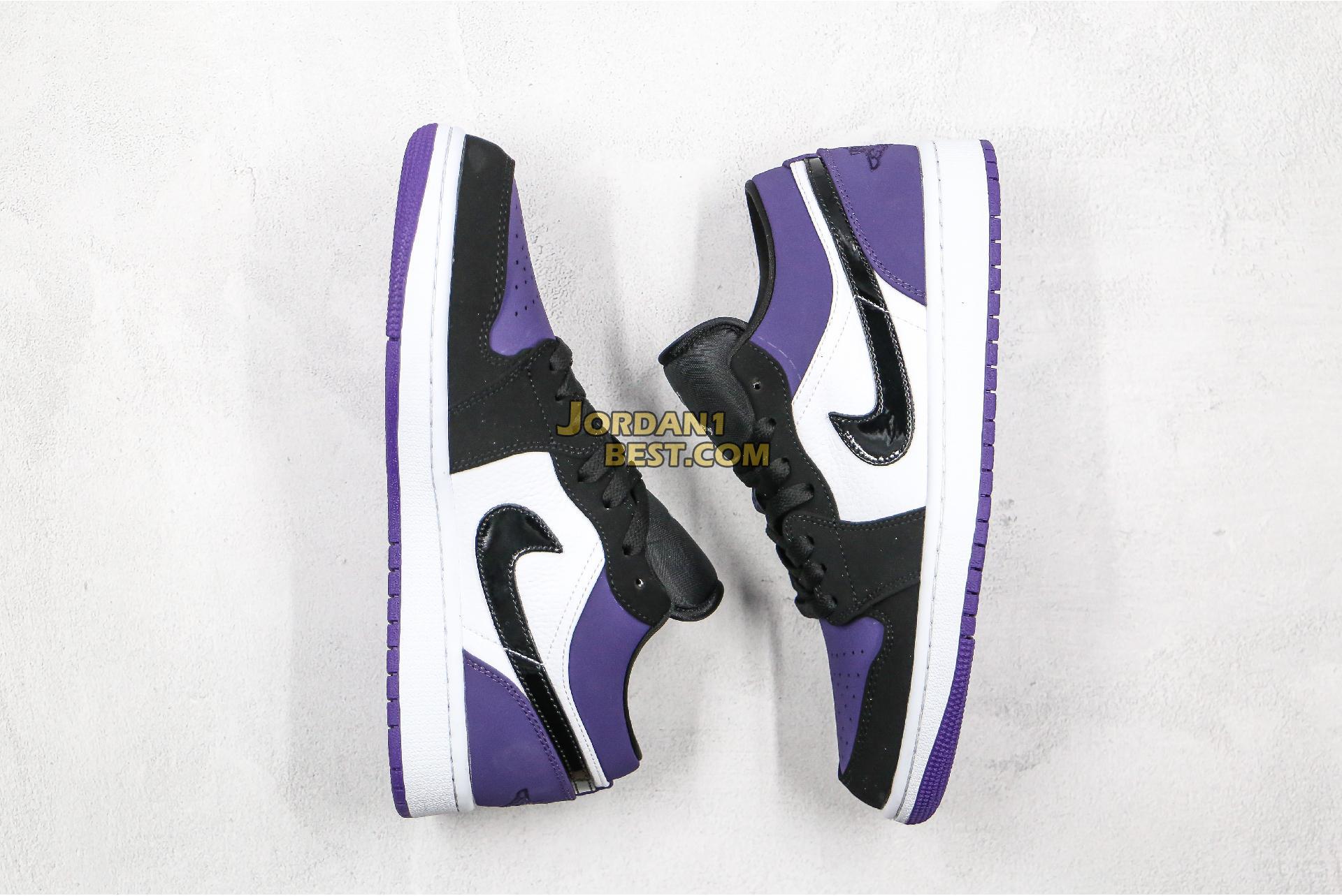 2019 Air Jordan 1 Low "Court Purple" 553558-125 Mens Womens