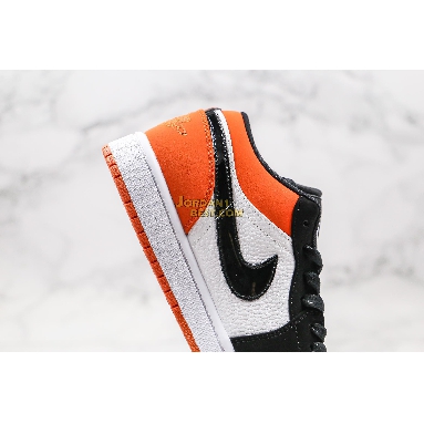 AAA Quality 2019 Air Jordan 1 Low "Shattered Backboard" 553558-128 Mens white/black-starfish Shoes replicas On Wholesale Sale Online
