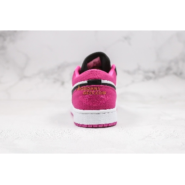 fake 2020 Air Jordan 1 Low SE "Fuchsia" CK3022-005 Mens Womens black/white-magenta Shoes replicas On Wholesale Sale Online
