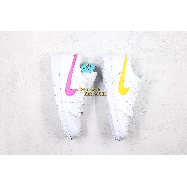 top 3 fake Air Jordan 1 Low "White Multi-Color" CW7033-100 Womens white/multi-color-light aqua Shoes replicas On Wholesale Sale Online