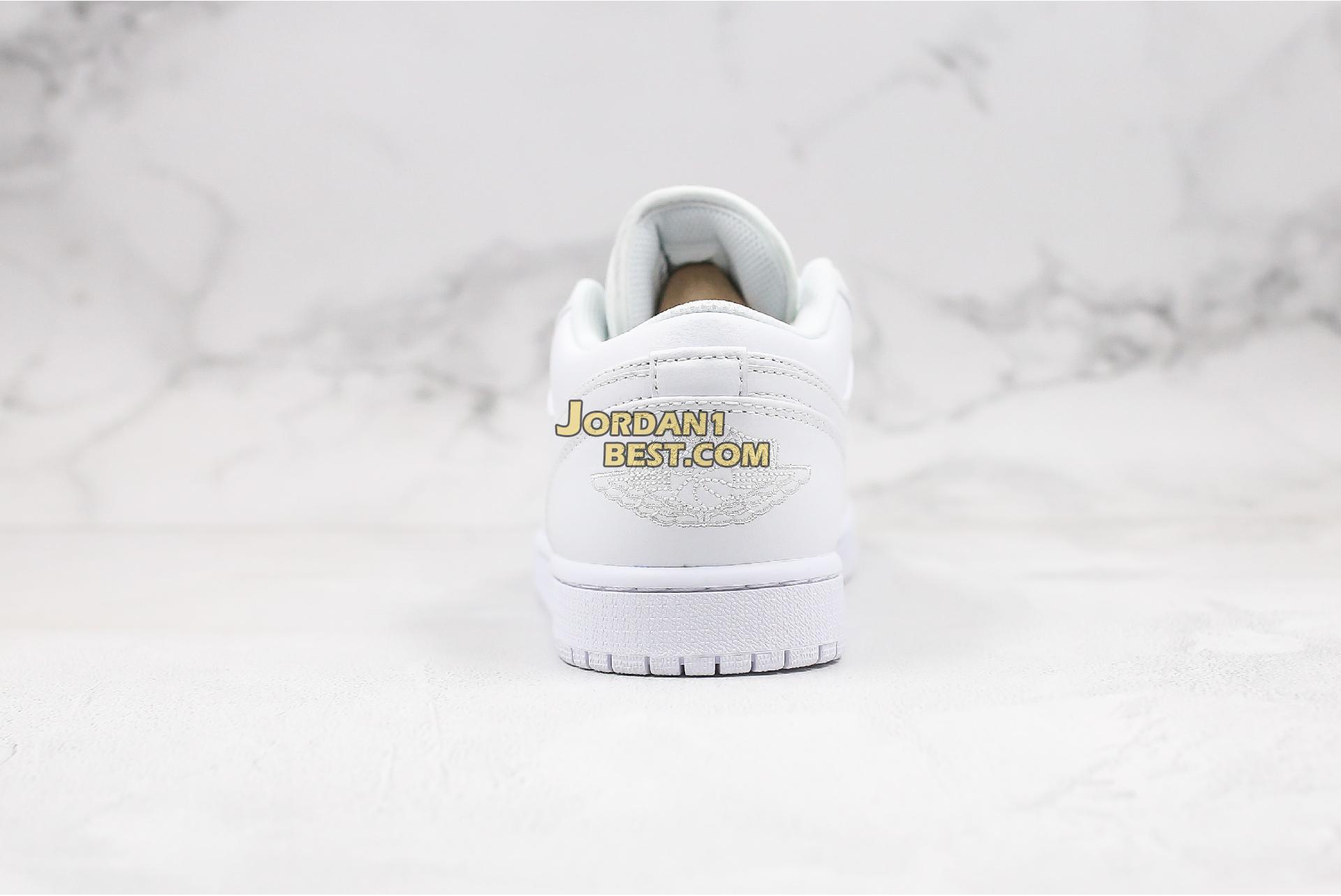 Air Jordan 1 Low "Triple White" 553558-112 Mens