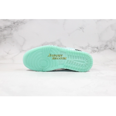 AAA Quality 2019 Air Jordan 1 Low "Island Greenr" CQ9828-131 Mens Womens white/black-island green Shoes replicas On Wholesale Sale Online