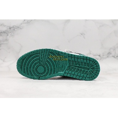 fake Air Jordan 1 Low "Mystic Green" 553558-113 Mens Womens white/black-mystic green Shoes replicas On Wholesale Sale Online