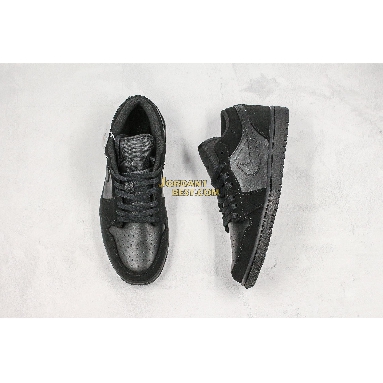 best replicas Air Jordan 1 Low Retro "Triple Black" 553558-025 Mens Womens triple black/black Shoes replicas On Wholesale Sale Online