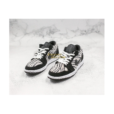 new replicas Air Jordan 1 Low GS "Zebra" 553560-057 Mens Womens black/white-sail Shoes replicas On Wholesale Sale Online