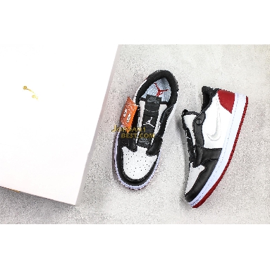 AAA Quality Air Jordan 1 Low Slip "Black Toe" AV3918-102 Mens Womens white/white-gym red-black Shoes replicas On Wholesale Sale Online