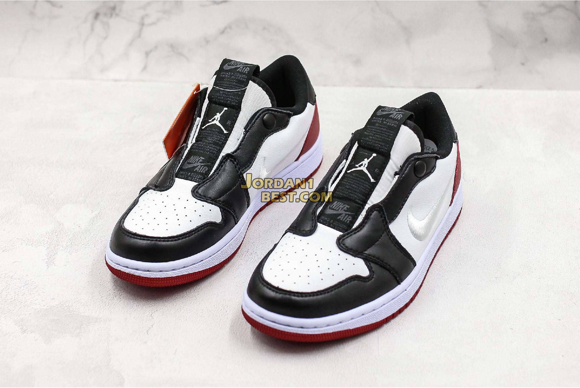 Air Jordan 1 Low Slip "Black Toe" AV3918-102 Mens Womens
