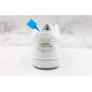 top 3 fake Air Jordan 1 Retro Low "Pure Platinum" 553558-170 Mens Womens white/white Shoes replicas On Wholesale Sale Online