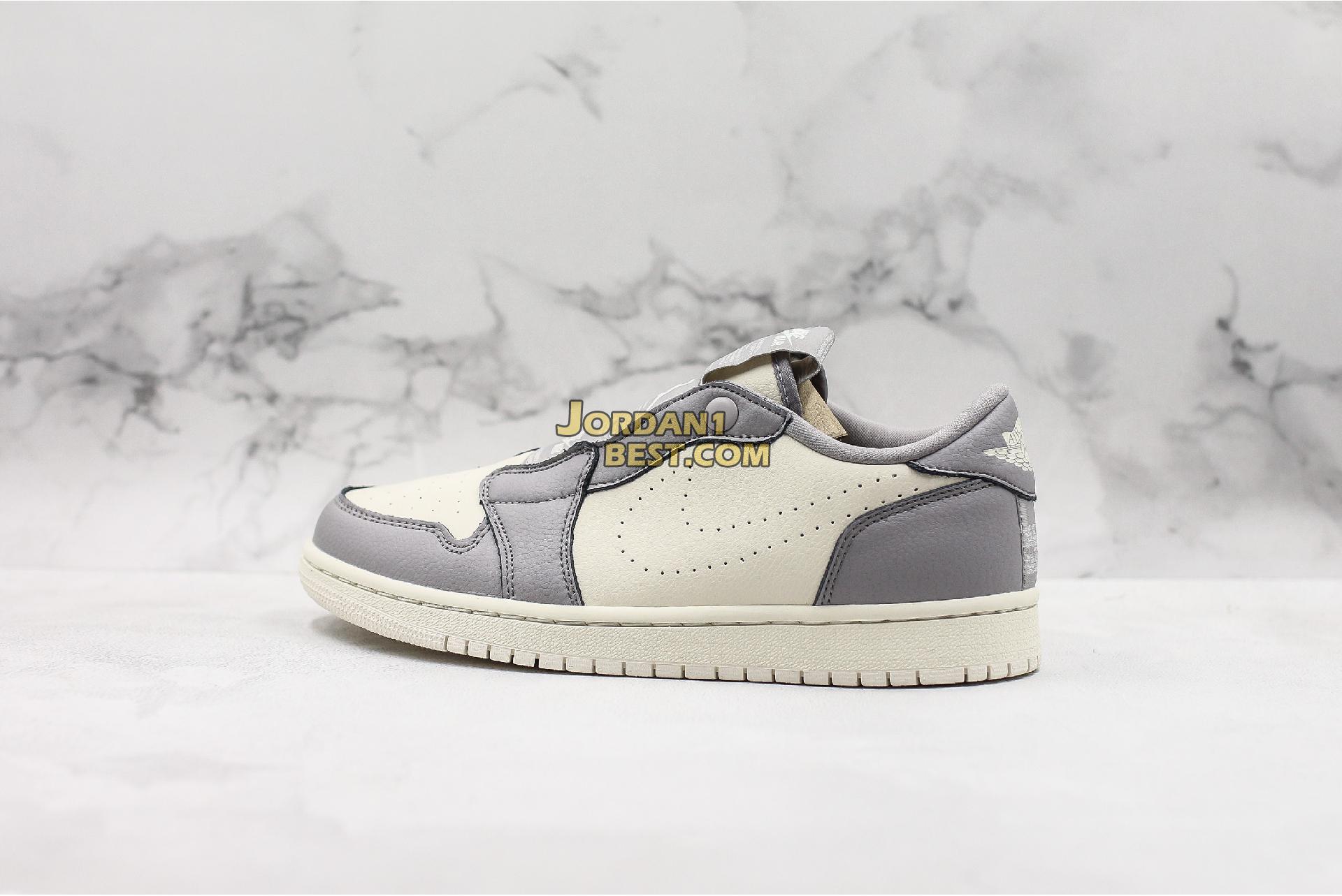 AAA Quality Air Jordan 1 Low Slip "Atmosphere Grey" AV3918-005 Mens Womens atmosphere grey/pale ivory-pale ivory Shoes replicas On Wholesale Sale Online