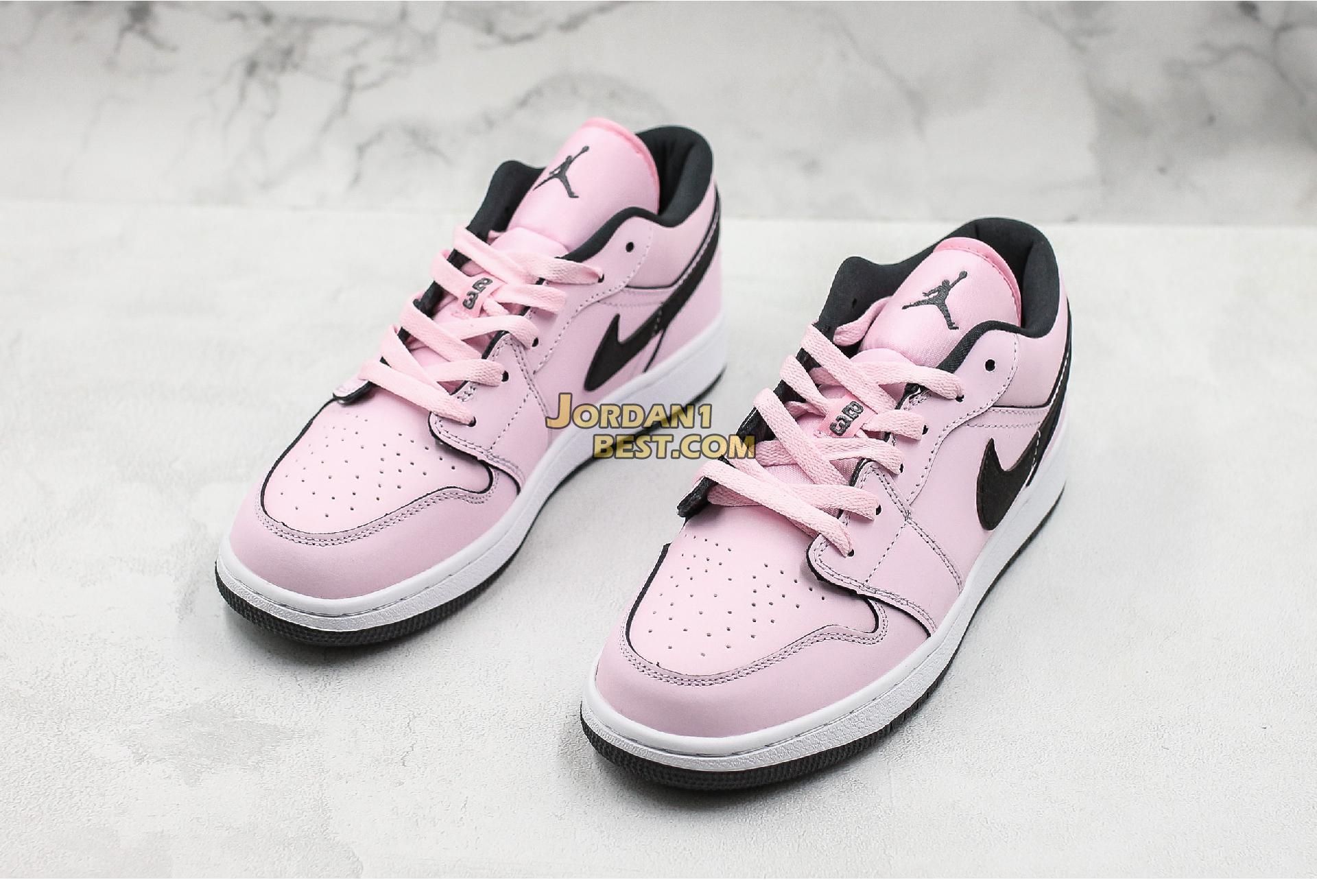 Air Jordan 1 Low GS "Pink Foam" 555112-601 Womens