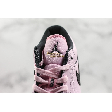 top 3 fake Air Jordan 1 Low GS "Pink Foam" 555112-601 Womens pink foam/black-white Shoes replicas On Wholesale Sale Online