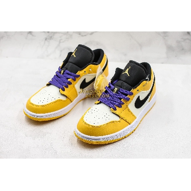 AAA Quality Air Jordan 1 Low "Lakers" 852542-700 Mens university gold/pale ivory-court purple-black Shoes replicas On Wholesale Sale Online
