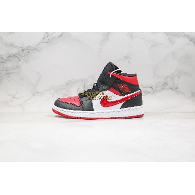 new replicas Air Jordan 1 Mid "Noble Red" 554724-066 Mens black/noble red-white Shoes replicas On Wholesale Sale Online