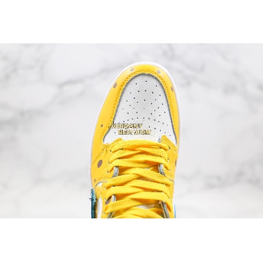 fake Air Jordan Retro 1 Mid OG "SpongeBob" 556298-002 Mens Womens yellow/white/blue Shoes replicas On Wholesale Sale Online