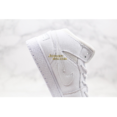 fake Air Jordan 1 Mid "NIKE Off Hook" CW7589-100 Mens Womens white/white Shoes replicas On Wholesale Sale Online