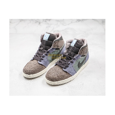 AAA Quality Air Jordan 1 Mid "Suede Patch" 852542-203 Mens Womens grey/purple/white Shoes replicas On Wholesale Sale Online