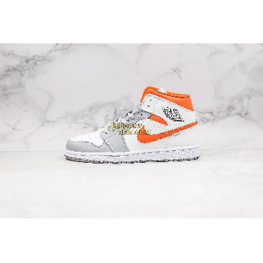 AAA Quality 2020 Air Jordan 1 Mid "Starfish" CW7591-100 Mens Womens white/starfish-pure platinum-sail Shoes replicas On Wholesale Sale Online