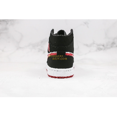 top 3 fake 2019 Air Jordan 1 Mid SE "Air Times" 852542-061 Mens Womens black/gym red-white Shoes replicas On Wholesale Sale Online