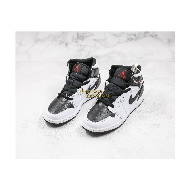 top 3 fake Air Jordan 1 Mid "White Black" BQ6472-101 Mens Womens white/gym red-black Shoes replicas On Wholesale Sale Online