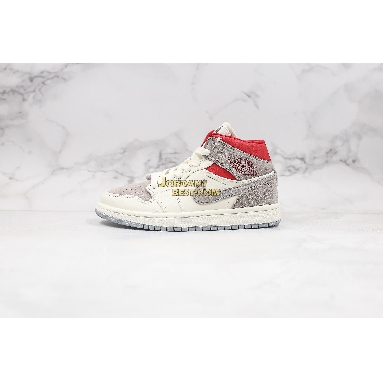 best replicas Sneakersnstuff x Air Jordan 1 Mid "Past, Present, Future" CT3443-100 Mens Womens sail/wolf grey-gym red-white Shoes replicas On Wholesale Sale Online