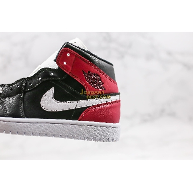 top 3 fake Air Jordan 1 Mid "Noble Red" BQ6472-016 Womens black/white-noble red Shoes replicas On Wholesale Sale Online