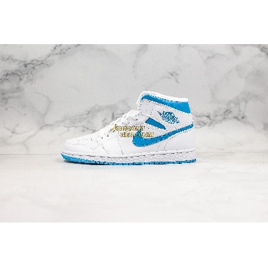 AAA Quality Air Jordan 1 Mid "UNC" BQ6472-114 Mens blue/white Shoes replicas On Wholesale Sale Online