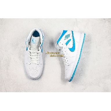AAA Quality Air Jordan 1 Mid "UNC" BQ6472-114 Mens blue/white Shoes replicas On Wholesale Sale Online