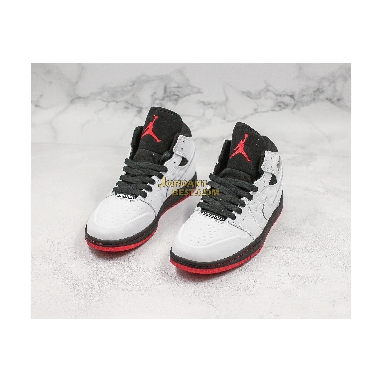 top 3 fake Air Jordan 1 Retro 97 "Black Toe" 555069-101 Mens white/black-gym red Shoes replicas On Wholesale Sale Online