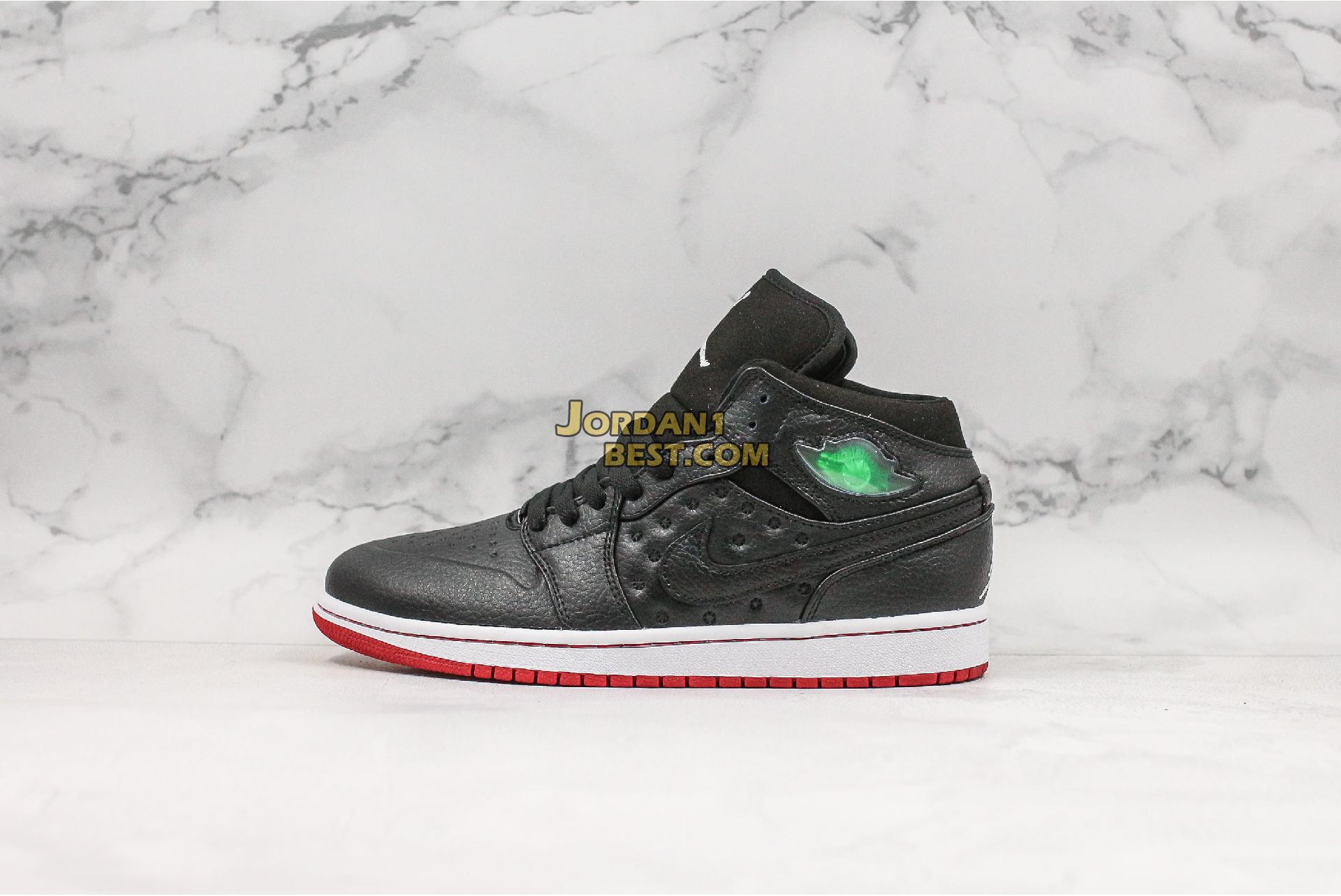 top 3 fake Air Jordan 1 Retro 97 "Gym Red" 555069-001 Mens black/white-gym red Shoes replicas On Wholesale Sale Online