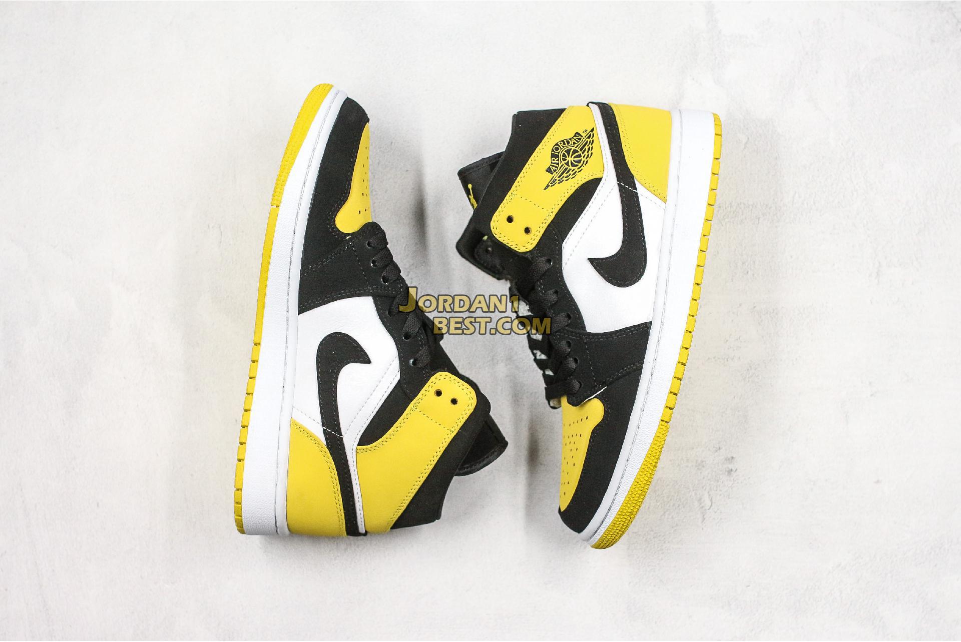 Air Jordan 1 Mid SE "Yellow Toe" 852542-071 Mens