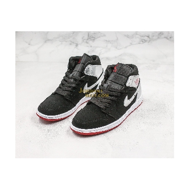 top 3 fake Air Jordan 1 Mid "Johnny Kilroy" 554724-057 Mens black/gym red-metallic silver Shoes replicas On Wholesale Sale Online
