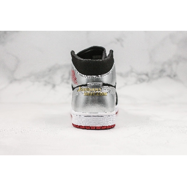 top 3 fake Air Jordan 1 Mid "Johnny Kilroy" 554724-057 Mens black/gym red-metallic silver Shoes replicas On Wholesale Sale Online