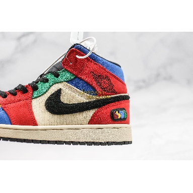best replicas Blue The Great x Air Jordan 1 Mid "Fearless" CU2805-100 Mens Womens blue/red/yellow/green/white/black Shoes replicas On Wholesale Sale Online