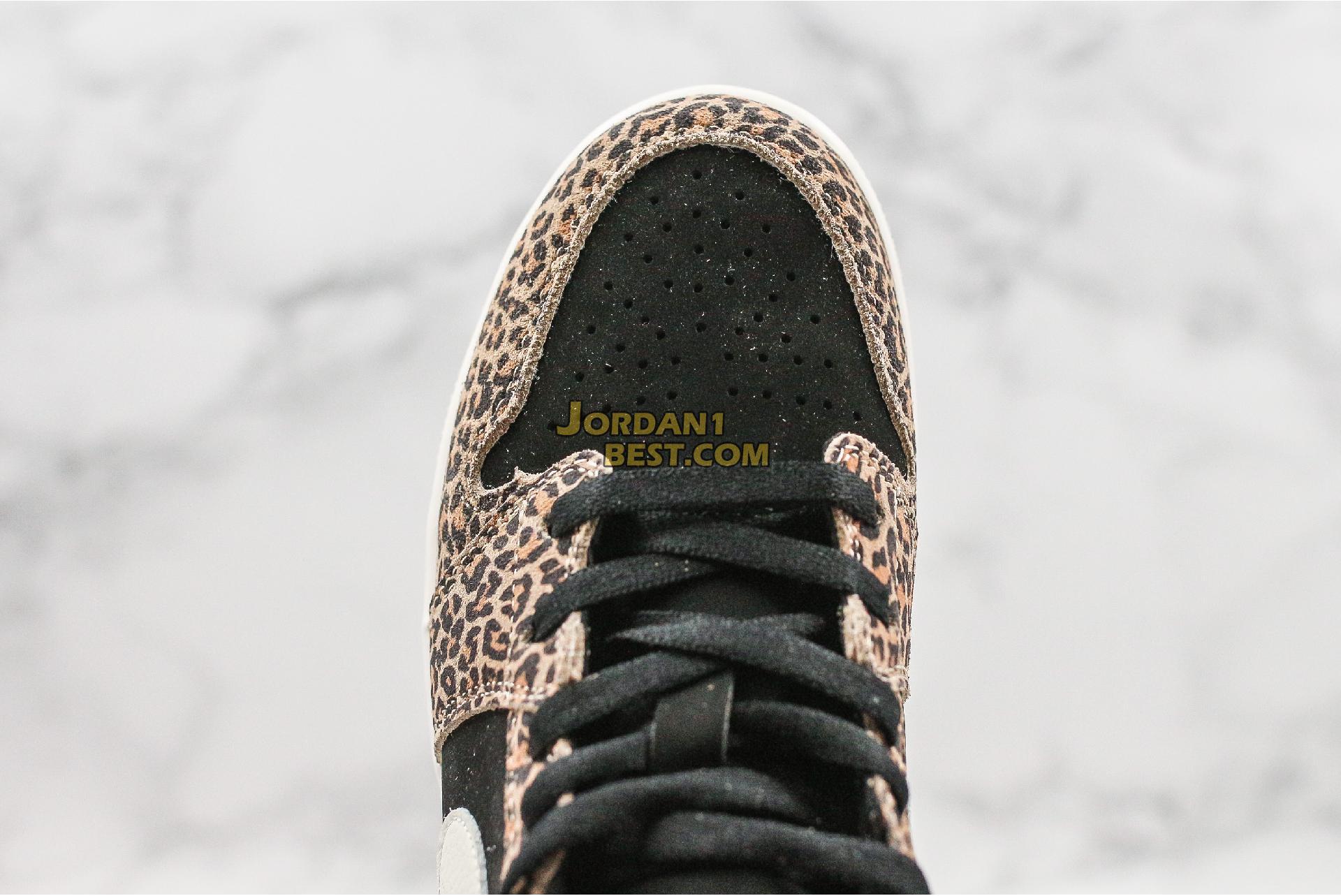 Air Jordan 1 Mid SE GS "Cheetah" BQ6931-021 Womens