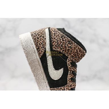 new replicas Air Jordan 1 Mid SE GS "Cheetah" BQ6931-021 Womens black/pale ivory-desert ore Shoes replicas On Wholesale Sale Online