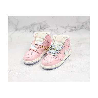 new replicas Air Jordan 1 Mid "Pink" 555112-600 Womens pink/grey-white Shoes replicas On Wholesale Sale Online