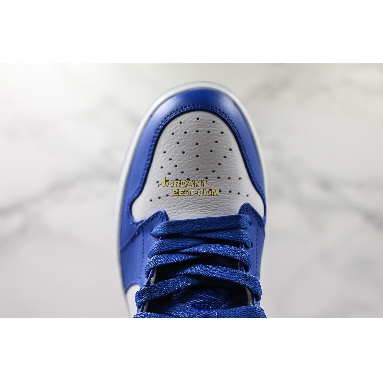 AAA Quality Air Jordan 1 Mid "Hyper Royal" 554724-114 Mens Womens white/hyper royal Shoes replicas On Wholesale Sale Online